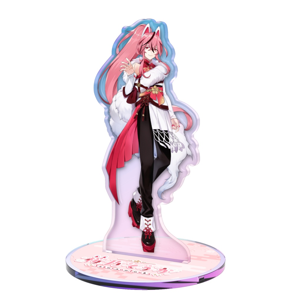 桜乃とうかのオーロラアクリルスタンド