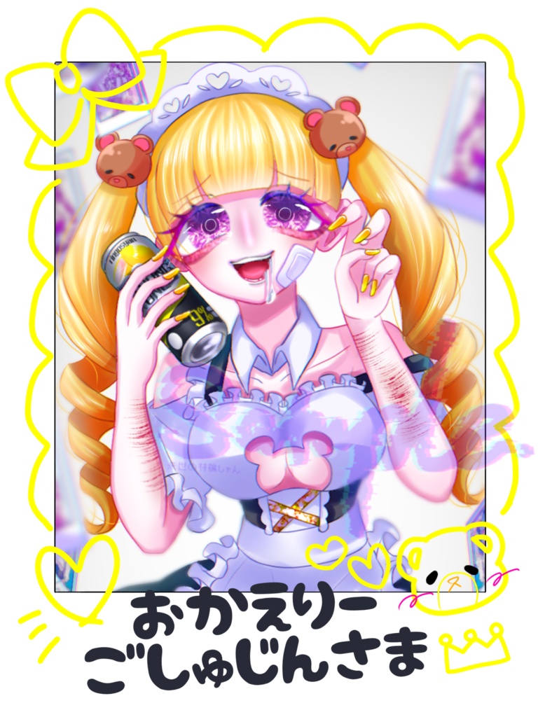 💛チェキ風シール