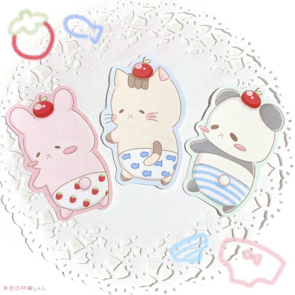 おぱんつはけたよシール