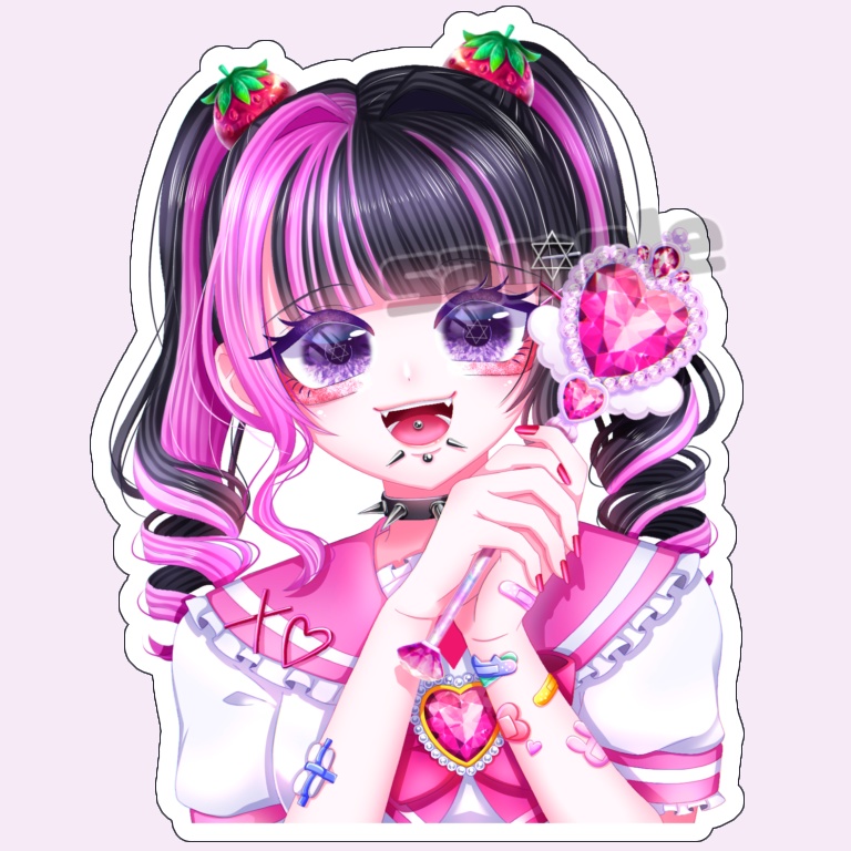 魔法少女ちゃんシール