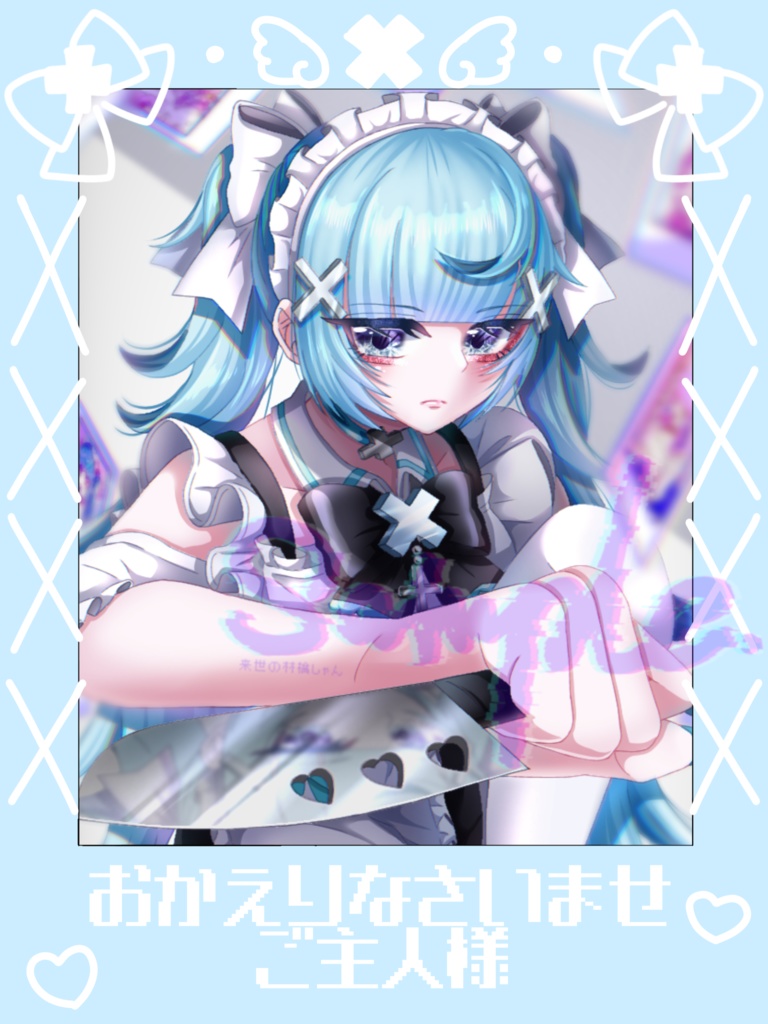 🩵チェキ風シール