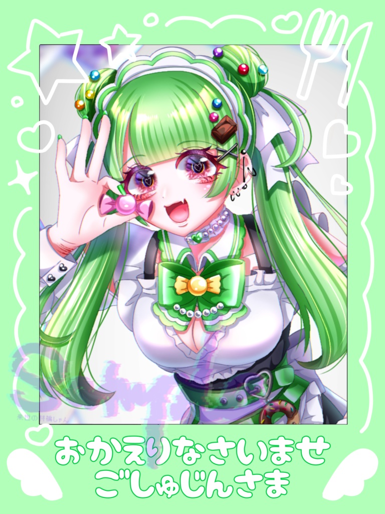 💚チェキ風シール