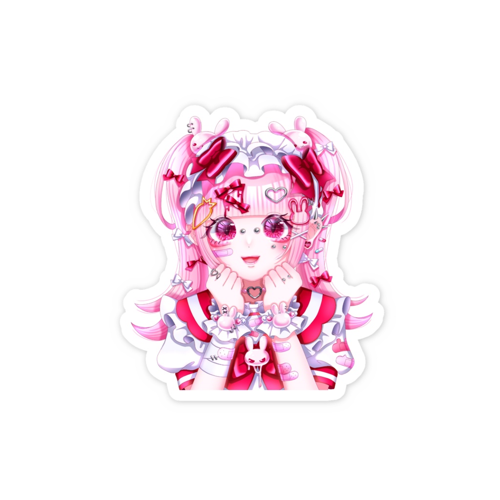 私利私欲ステッカー