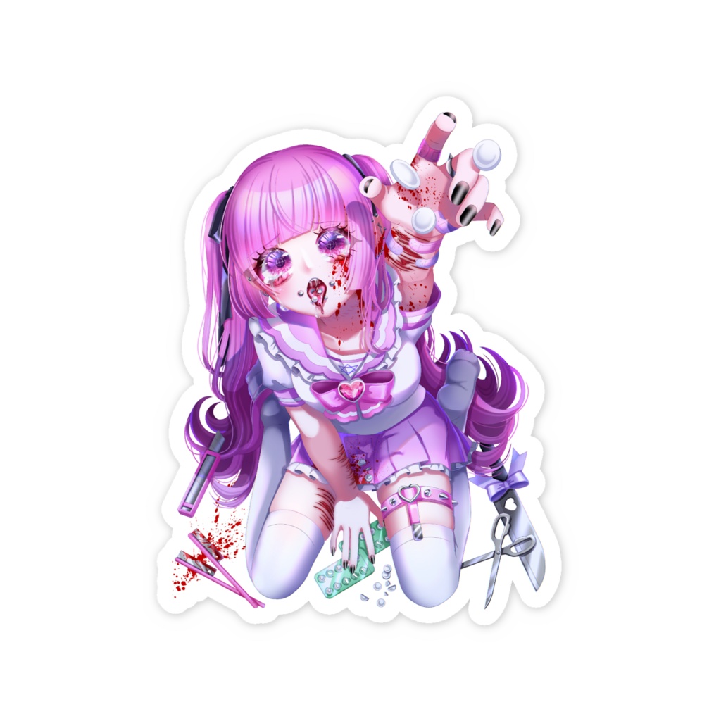 救われたいステッカー