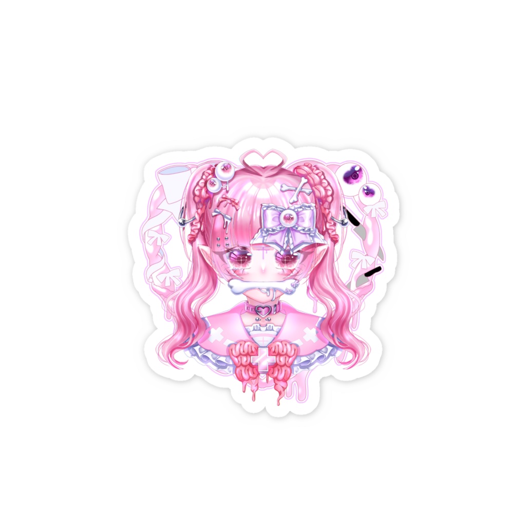 🧠🎀ステッカー