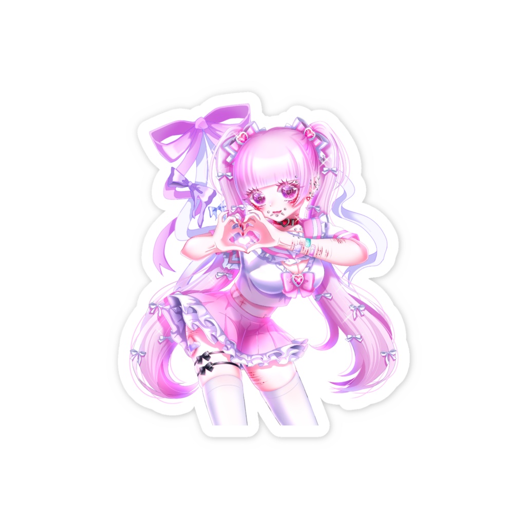 全員死んじゃえ❢❢ステッカー