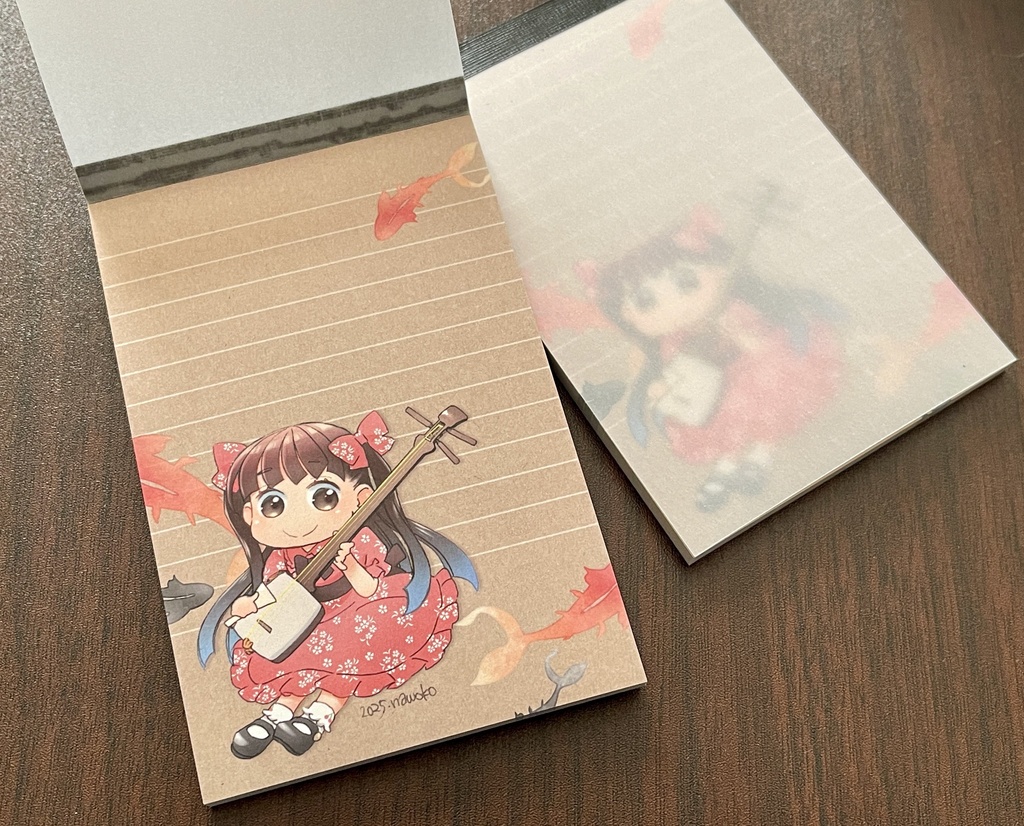 クロス巻きメモ帳