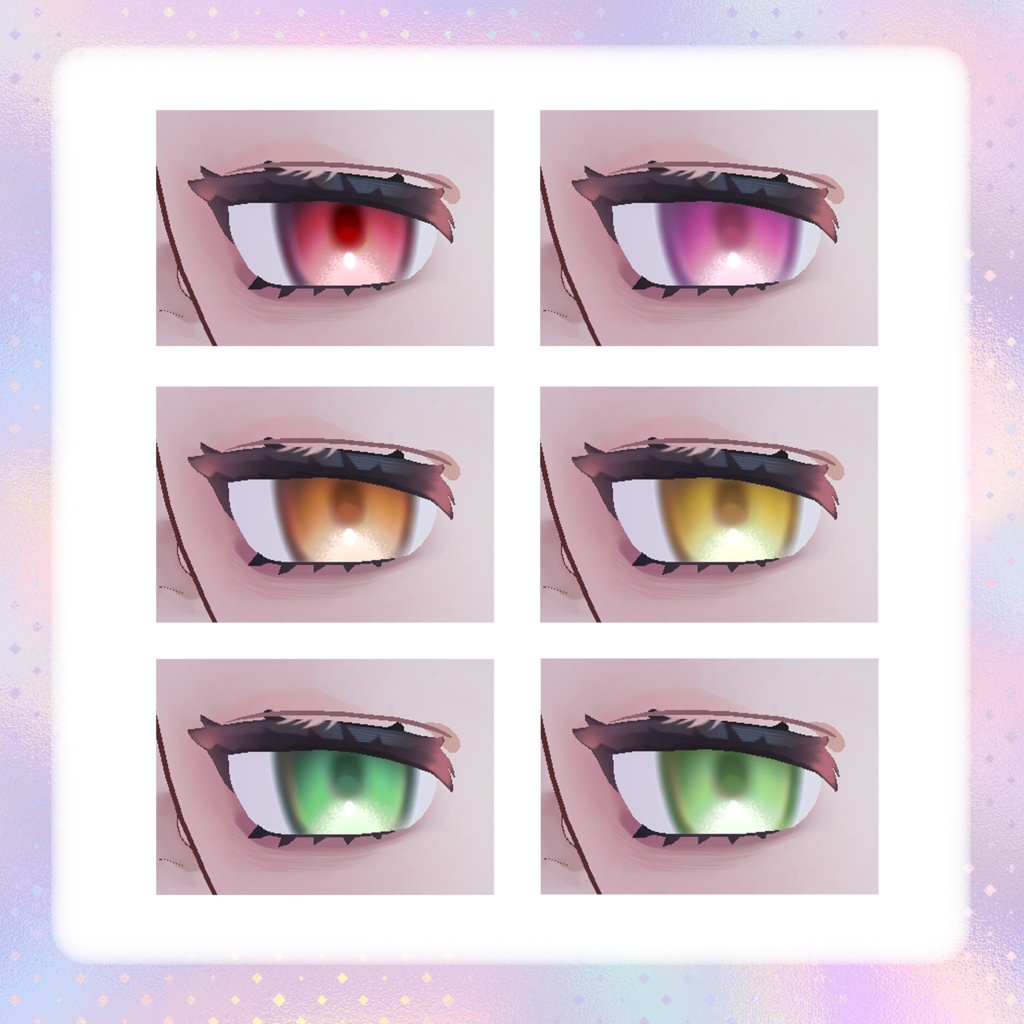 【むんき対応】ふわふわあいてくすちゃ EyeTexture&MakeTexture+mask