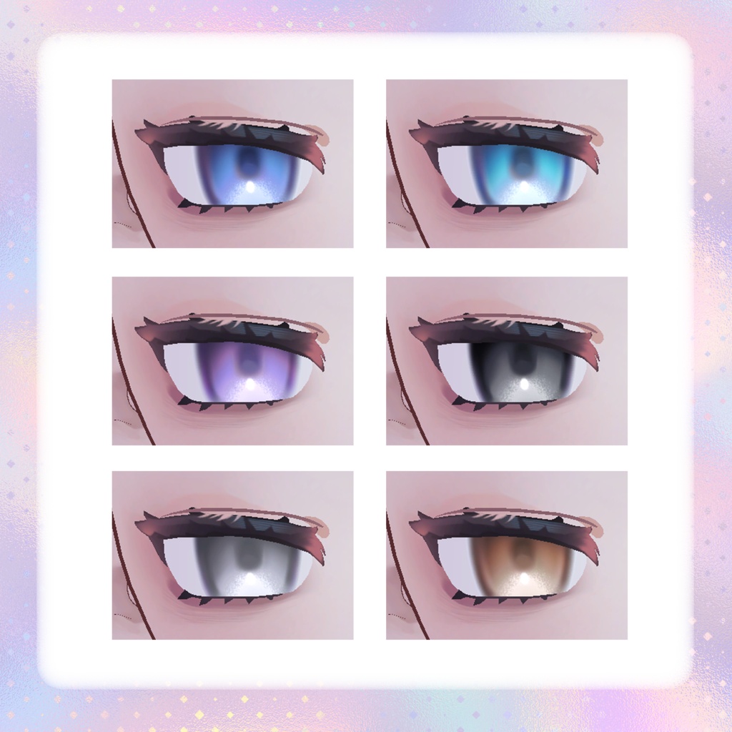 【むんき対応】ふわふわあいてくすちゃ EyeTexture&MakeTexture+mask