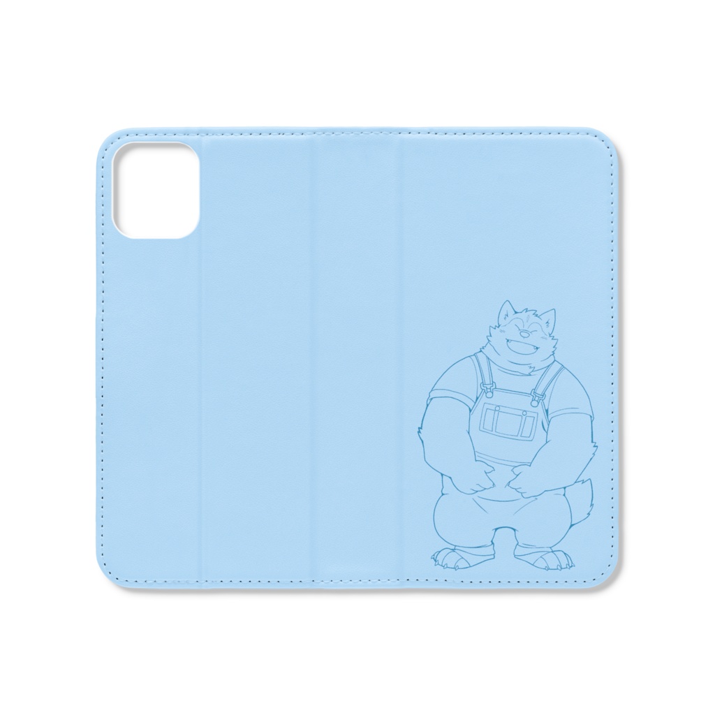 iPhoneけもけもケース(手帳型)