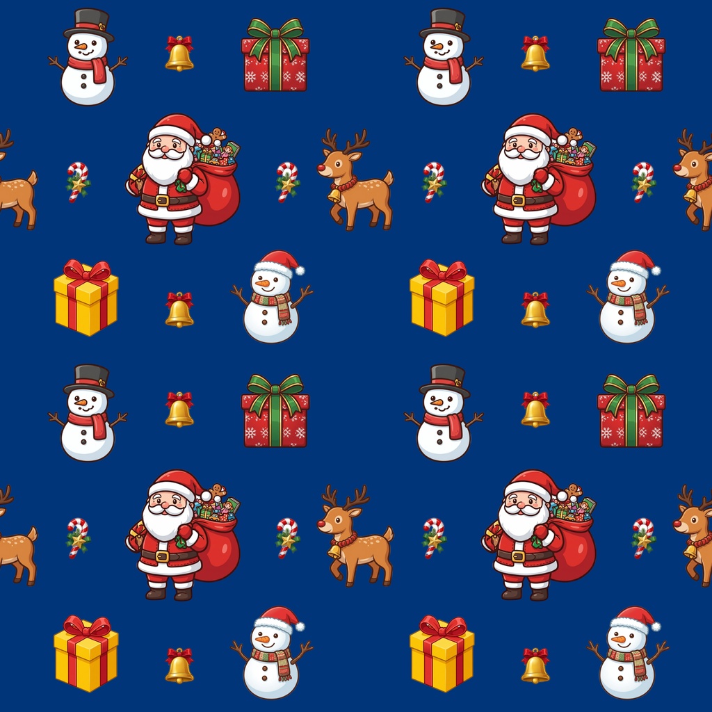 クリスマスのデジタルペーパー8枚