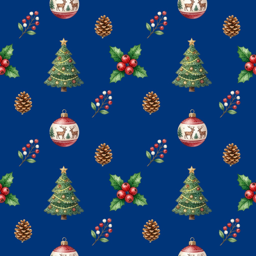 クリスマスのデジタルペーパー8枚