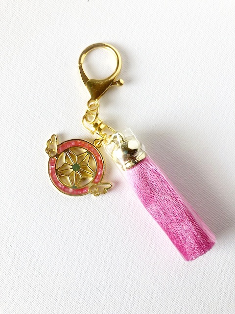 桜な魔法少女風バッグチャーム