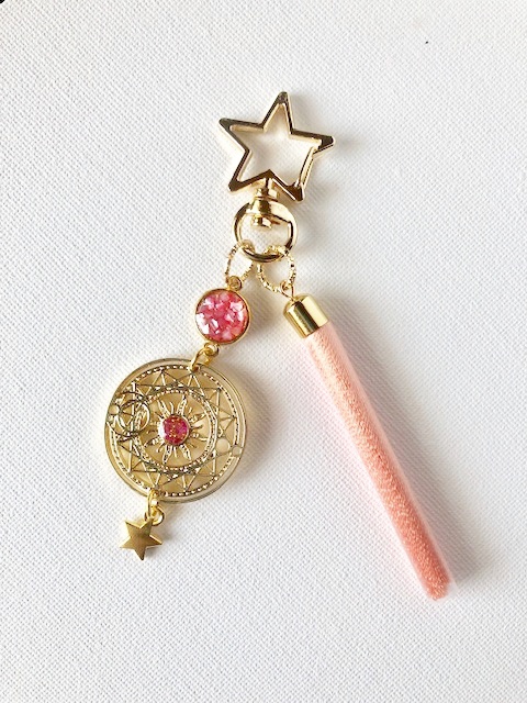 桜な魔法少女風バッグチャーム