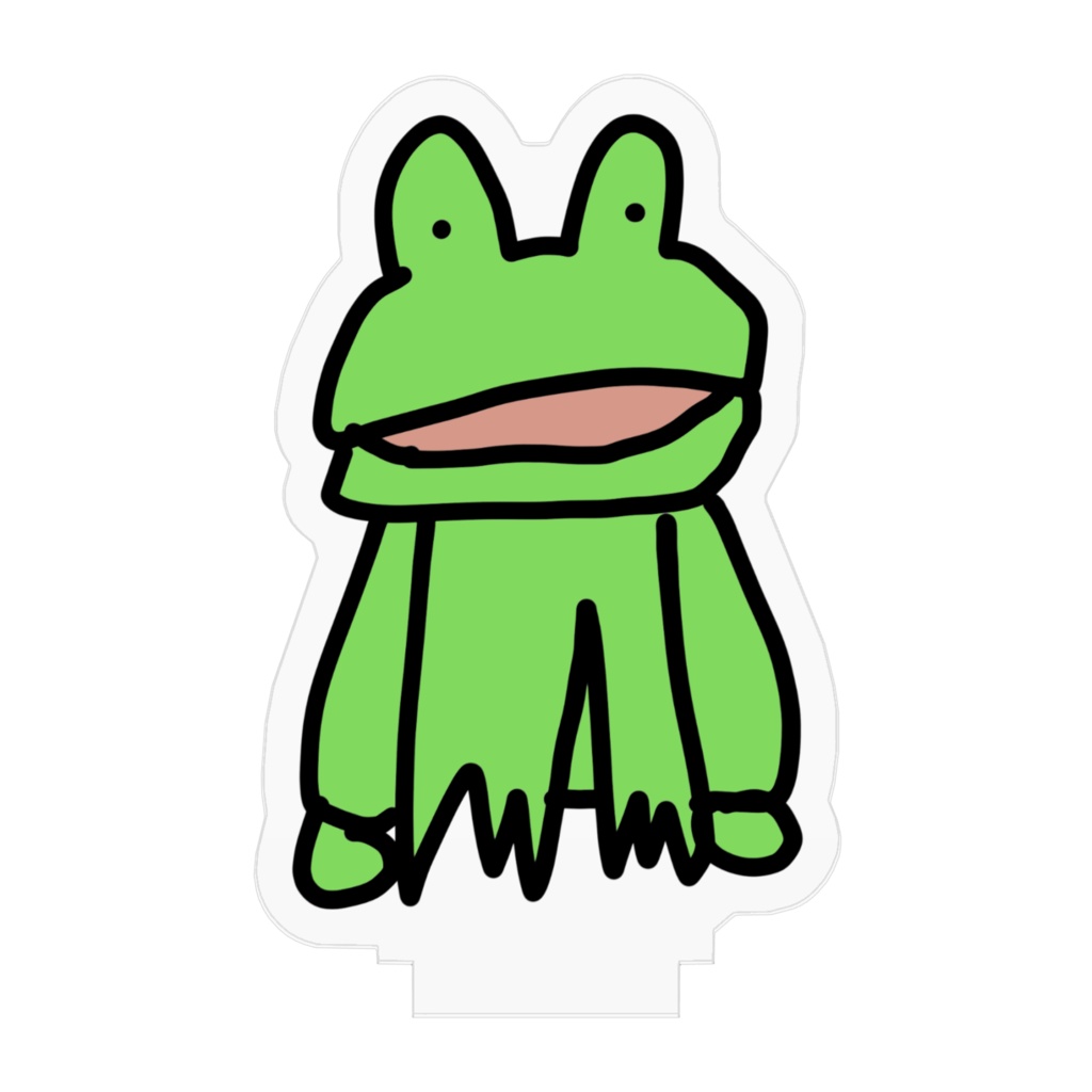 カエルアクリルスタンド