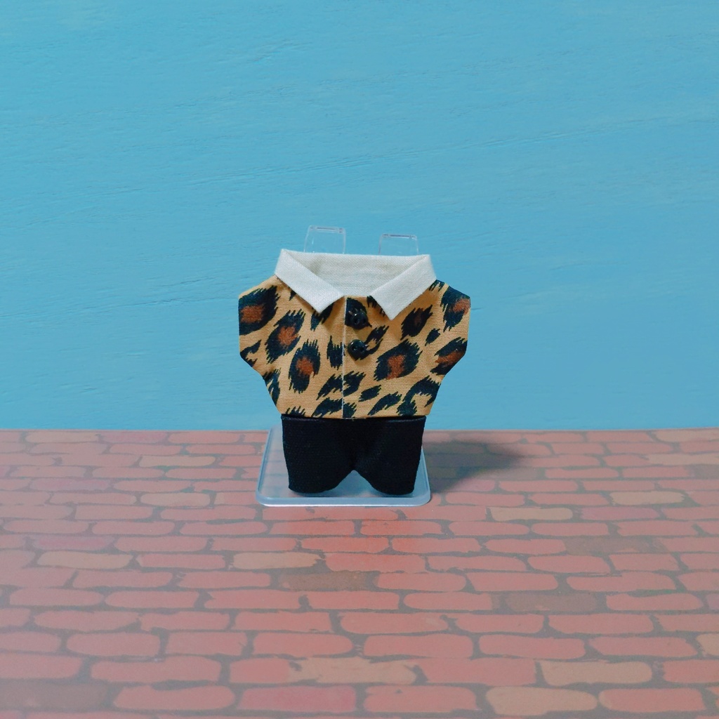 ひょう柄シャツずぼんセット