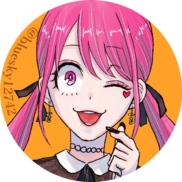 碧虚「缶バッジ」