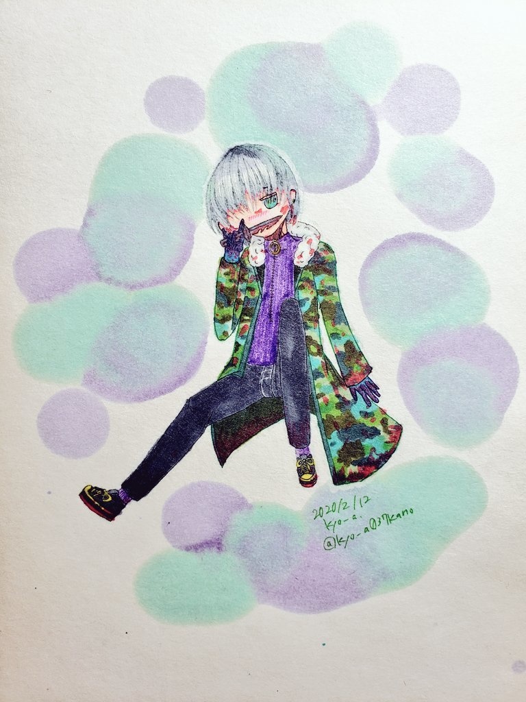 裏カラー&保護カバー付缶バッジ(匿名配送)