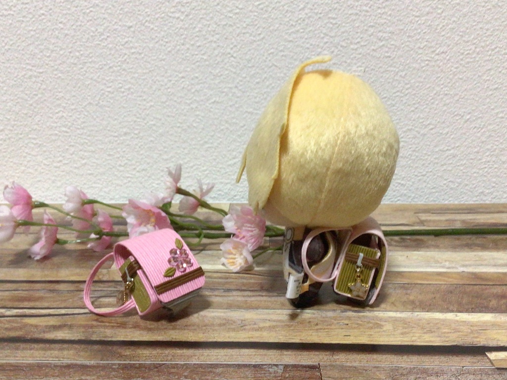 クラフトバンドランドセル・Mサイズ(桜・桜餅)