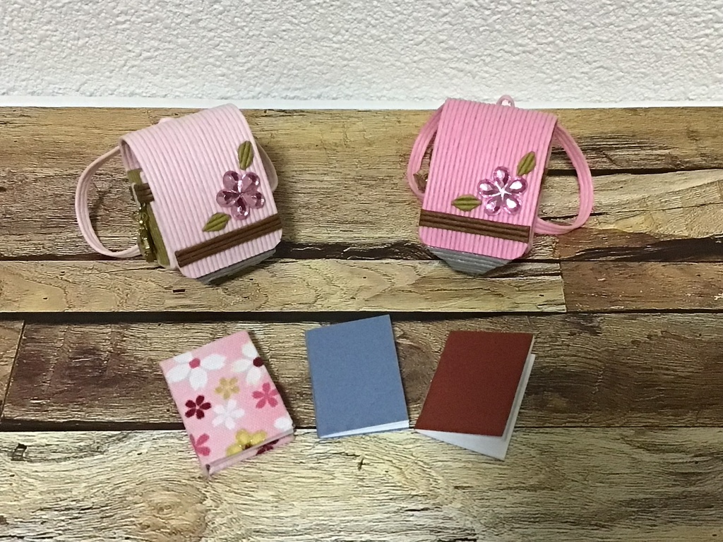 クラフトバンドランドセル・Mサイズ(桜・桜餅)