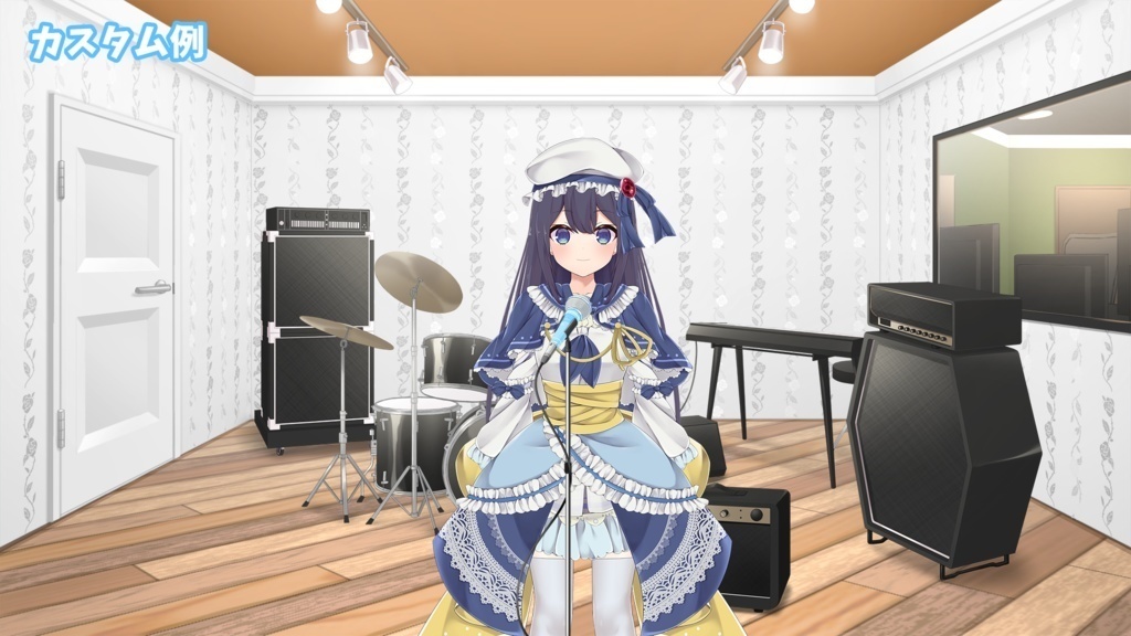 【for singing】Vtuber Custom Room Set Vol.5【Background Created by Usanekomemory】