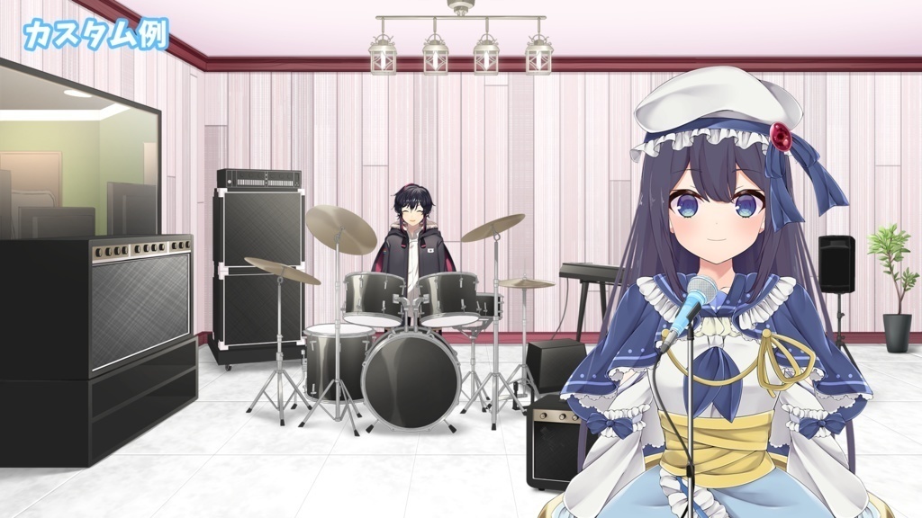 【for singing】Vtuber Custom Room Set Vol.5【Background Created by Usanekomemory】