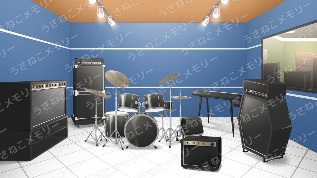 【for singing】Vtuber Custom Room Set Vol.5【Background Created by Usanekomemory】