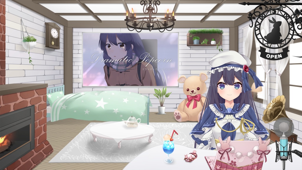 Bed type illustration Vol.2【Vtuber's Room assets】