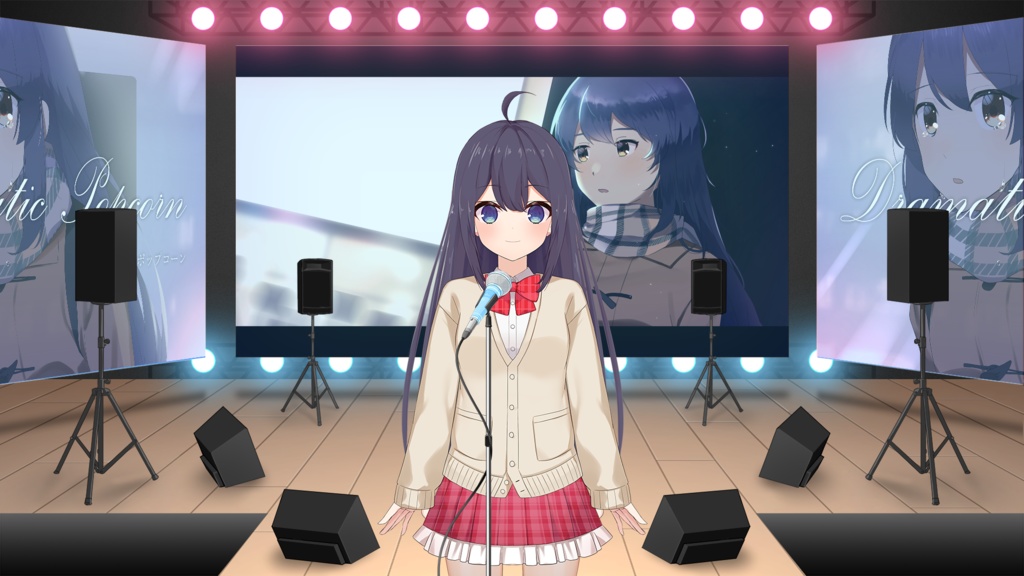 Concert Set illustration【Background Created by Usanekomemory】