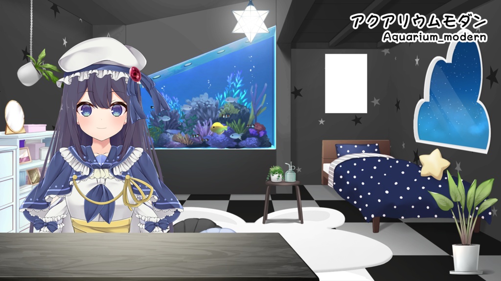 【Vtuber Custom】 Coordination room pack Vol.3【Background Created by Usanekomemory】