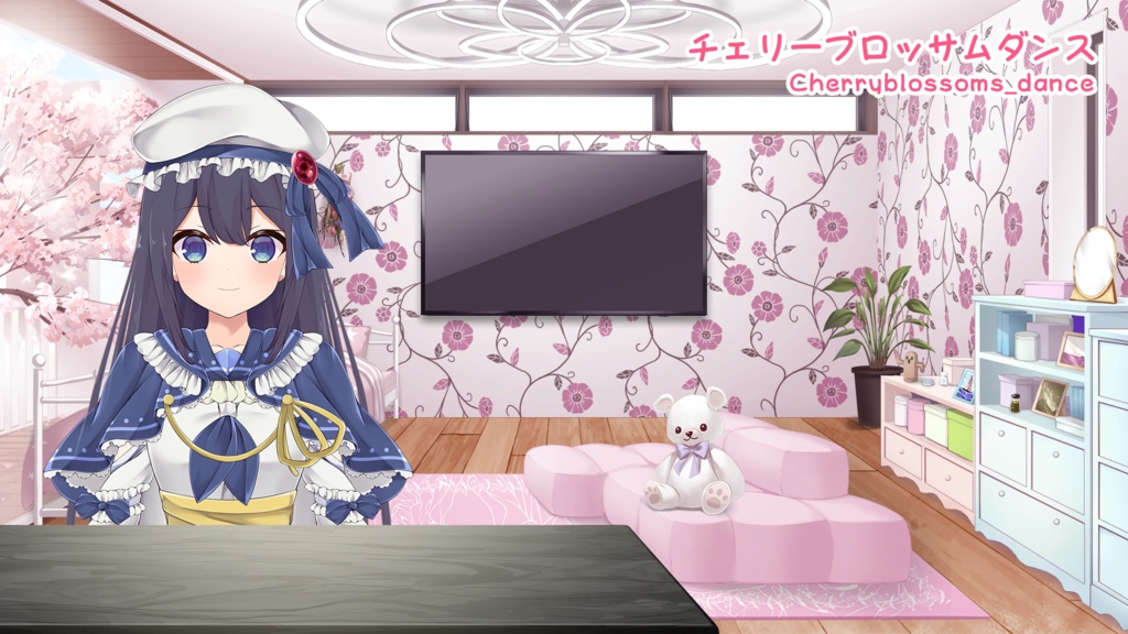 【Vtuber Custom】 Coordination room pack Vol.3【Background Created by Usanekomemory】