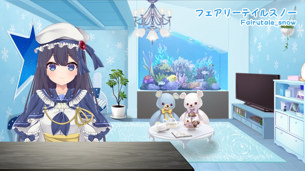 【Vtuber Custom】 Coordination room pack Vol.3【Background Created by Usanekomemory】