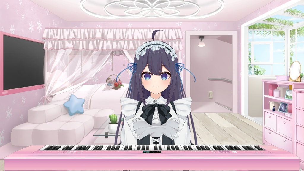 Piano/Keybord Set【Vtuber's Room assets】