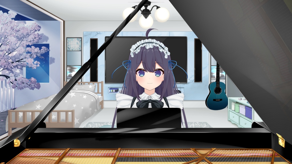 Piano/Keybord Set【Vtuber's Room assets】