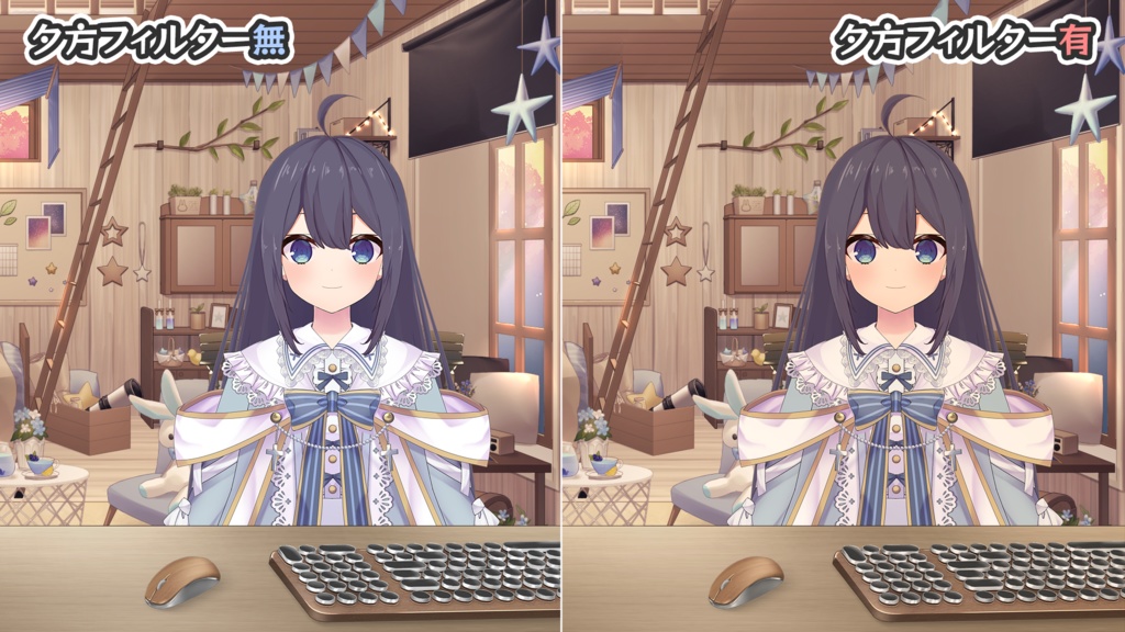 【Forest hideaway】Vtuber Custom Room Set Vol.18【Background Created by Usanekomemory】