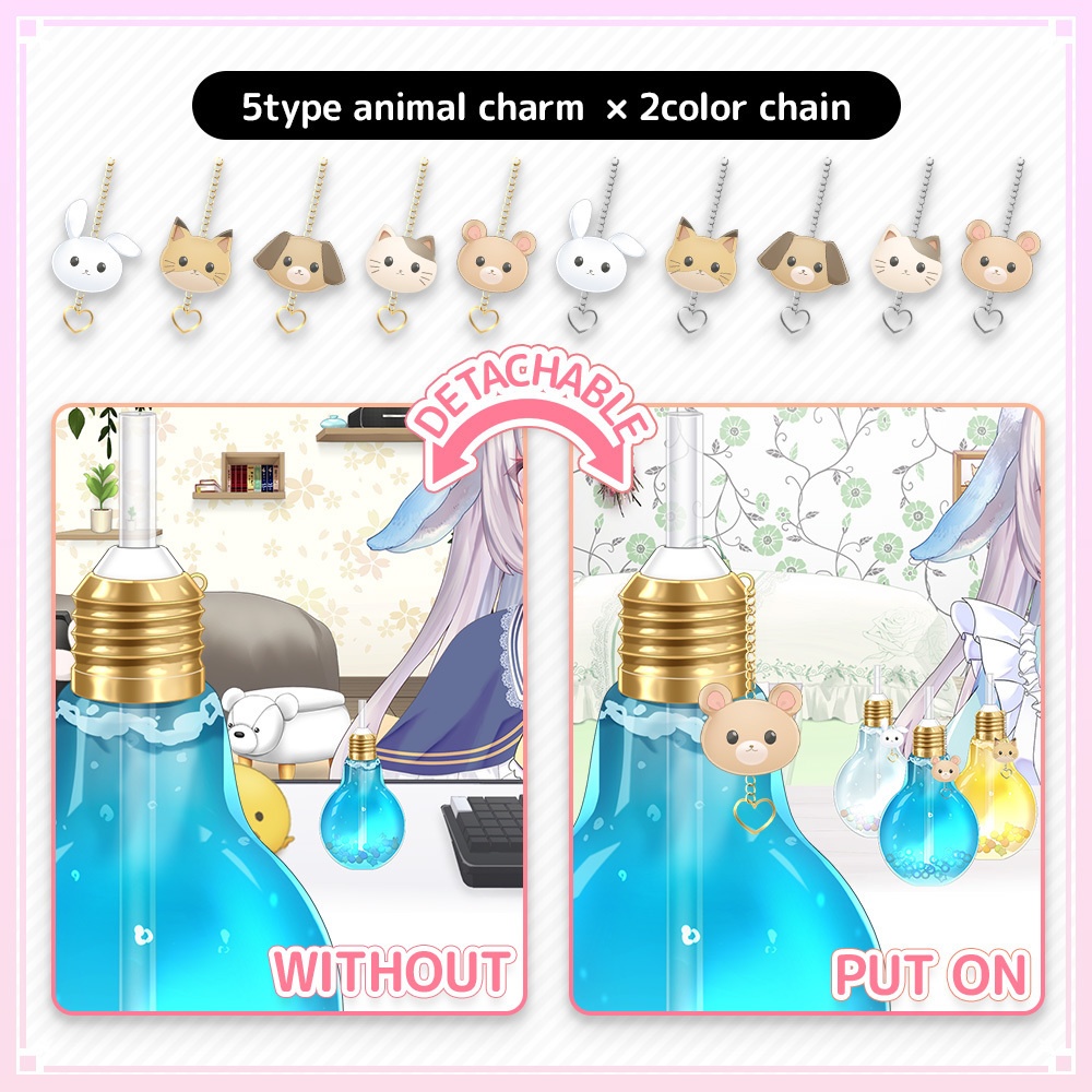 Stylish light bulb soda【Background Created by Usanekomemory】