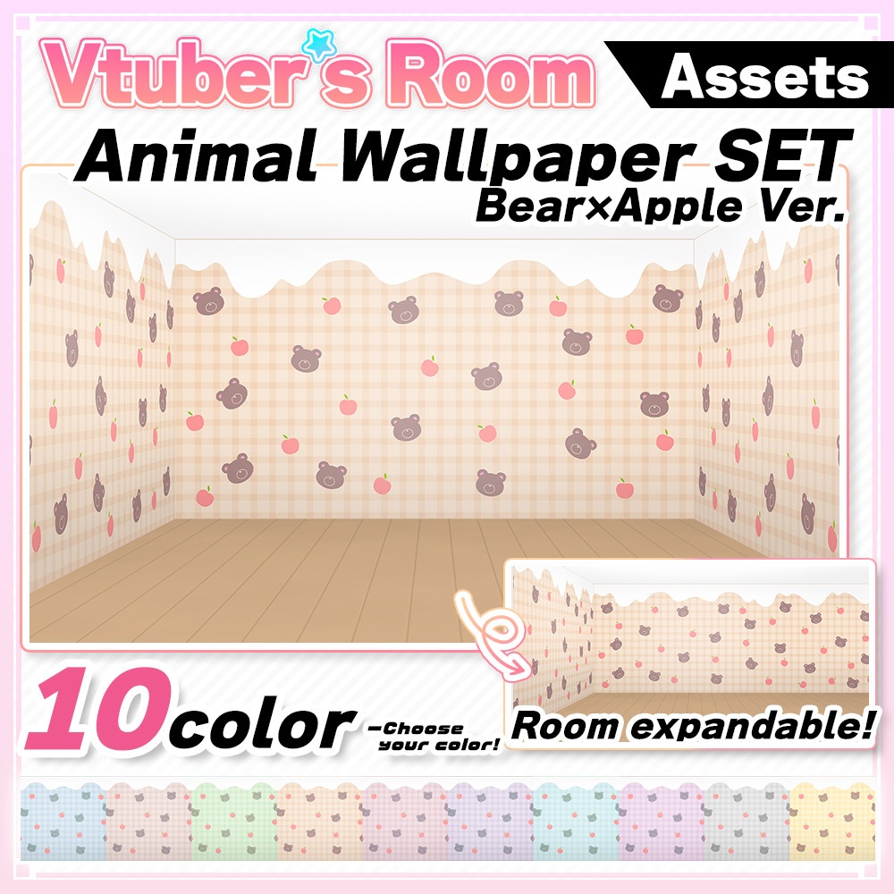 Animal wallpaper set 10 types【Background Created by Usanekomemory】