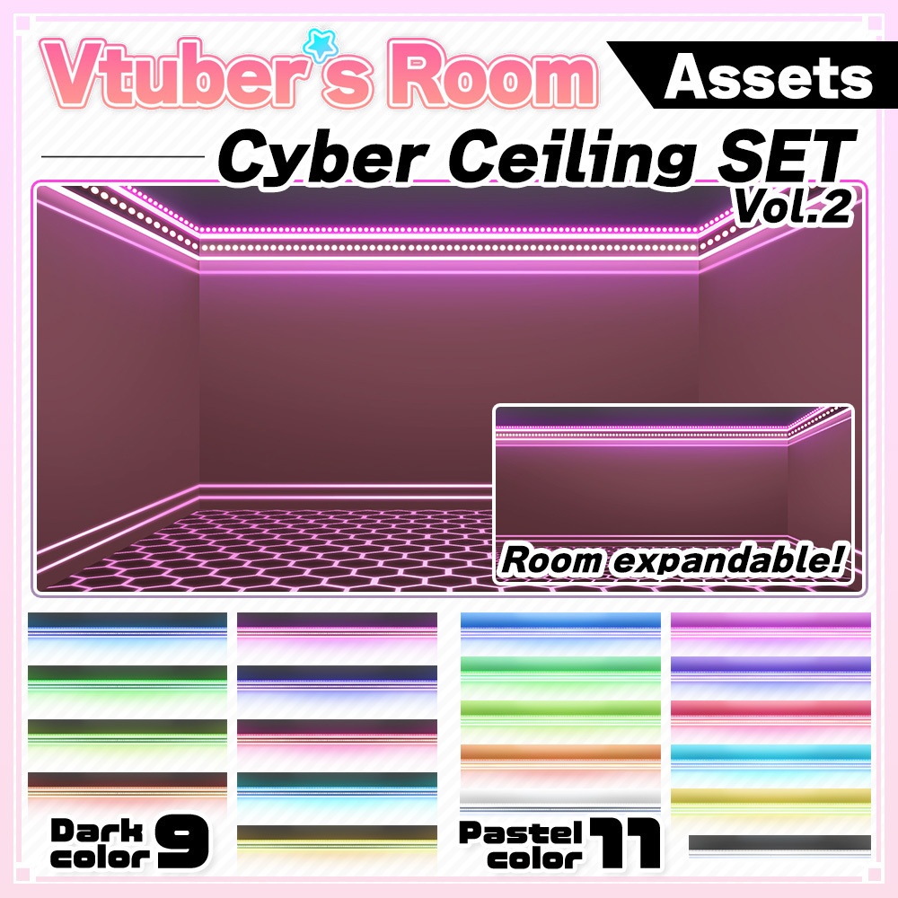 Ceiling set cyber Ver. Vol.2 [Usaneko-style custom room]