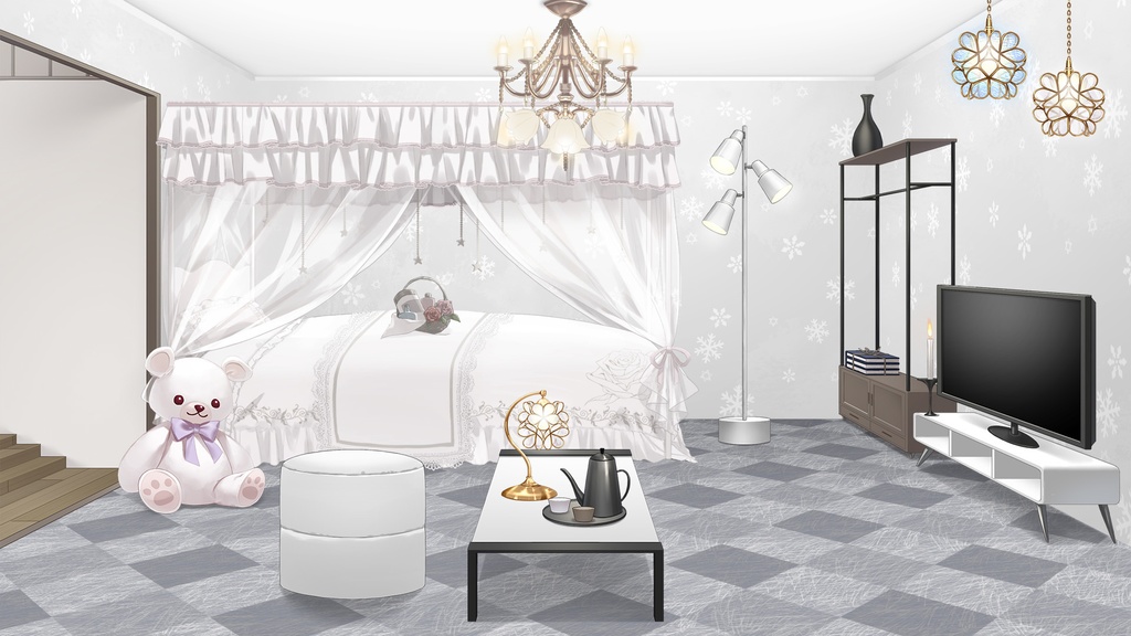 Floor carpet set【Background Created by Usanekomemory】