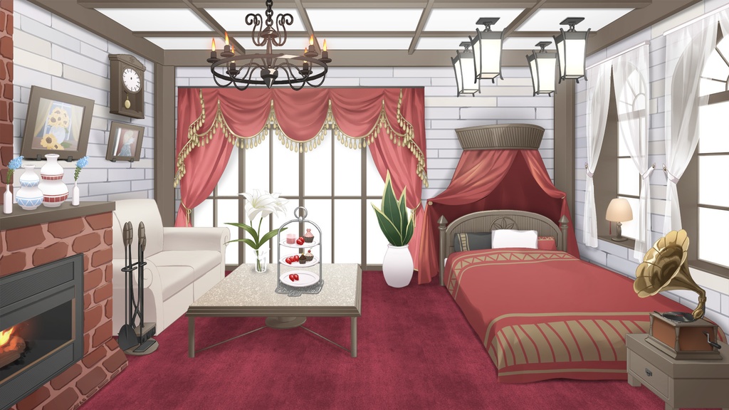 Floor carpet set【Background Created by Usanekomemory】