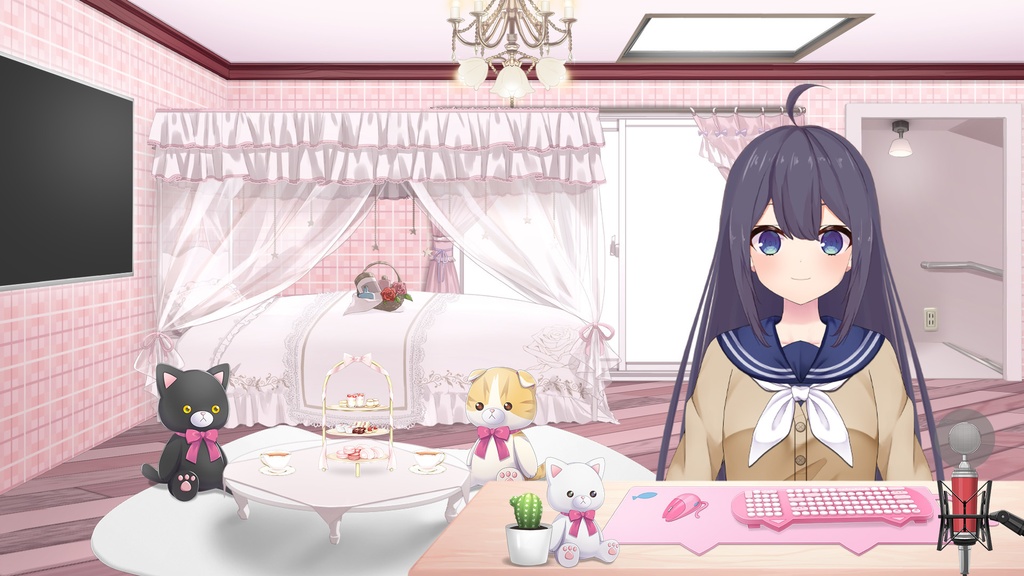 Animal plushie set (Cat Ver.)