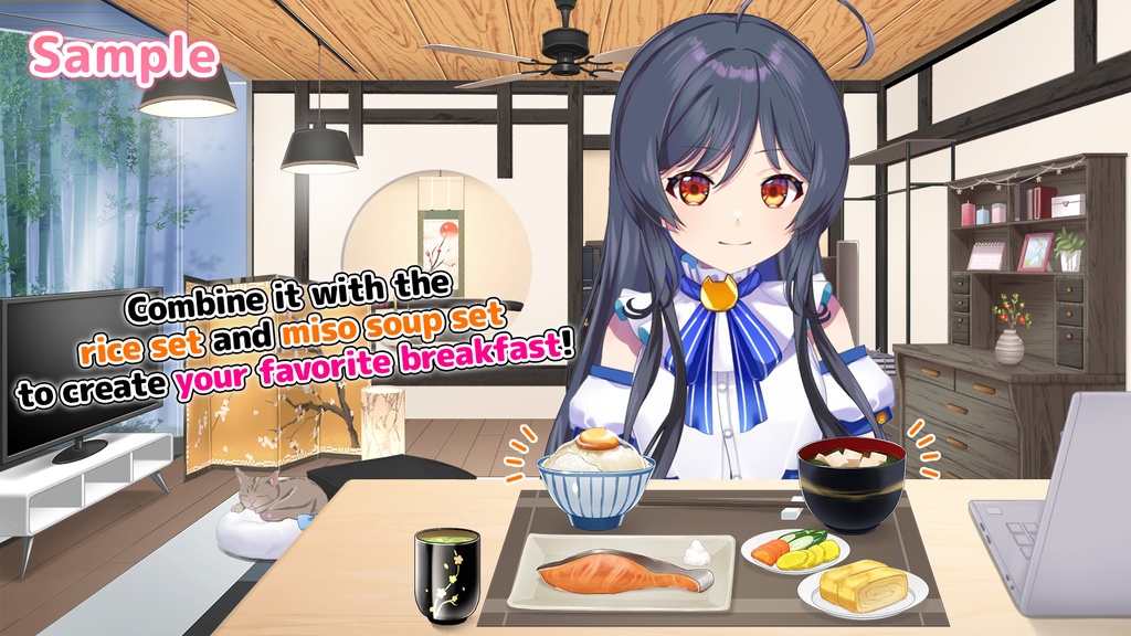 Japanese and Western breakfast Set