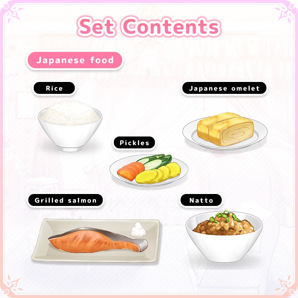 Japanese and Western breakfast Set