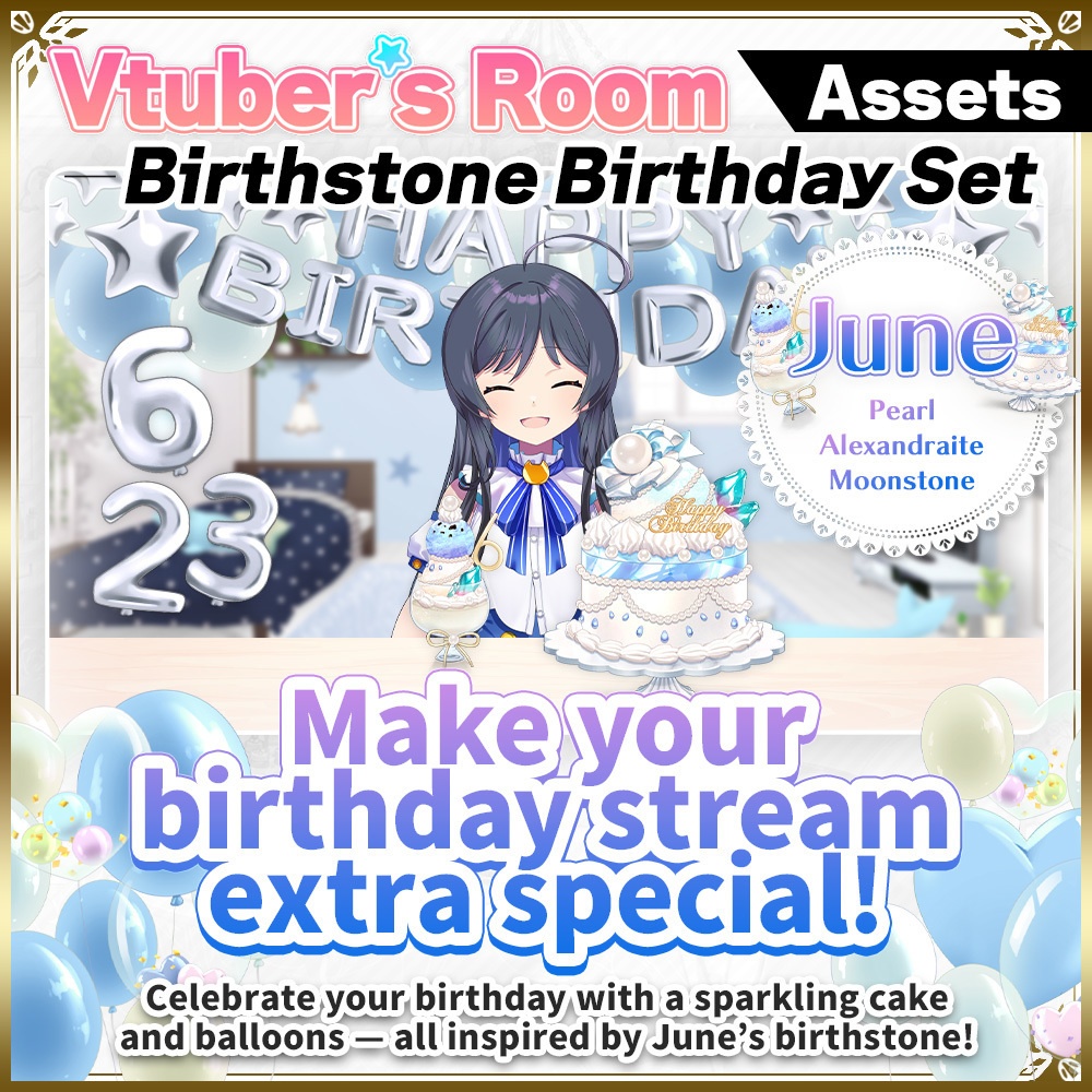Birthstone Birthday Set [June]