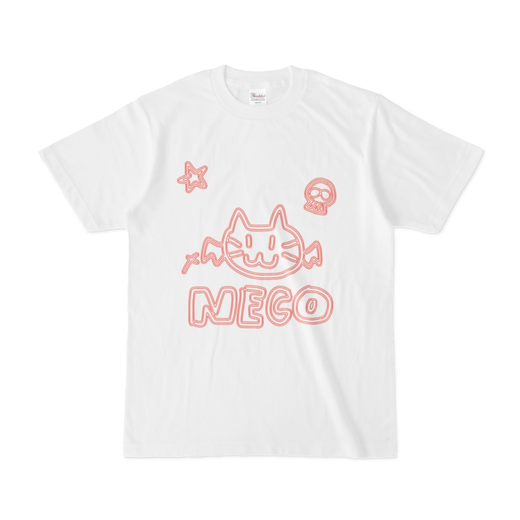 しゃこびゃくの『NECO』Tシャツ【赤口白夜】