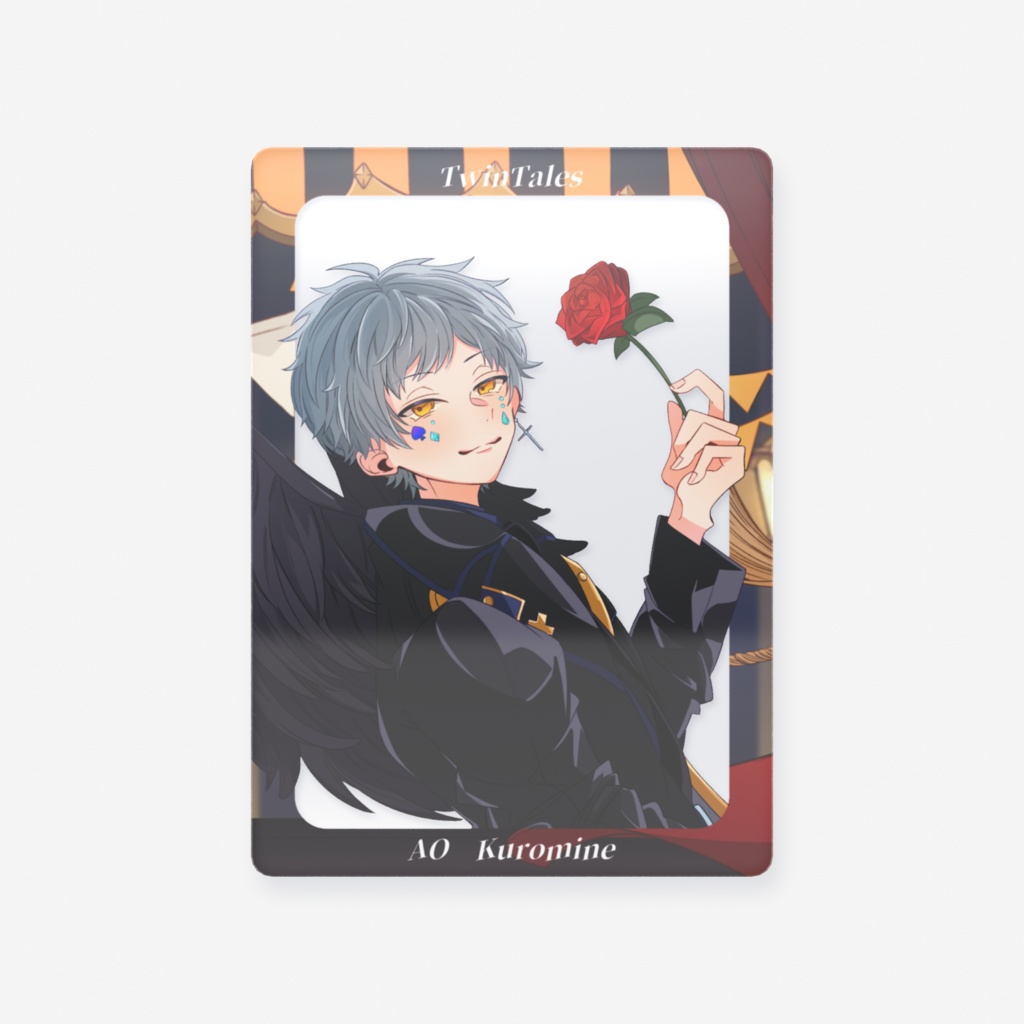 TwinTalesおそろっちクリアカード ver.黒峰青