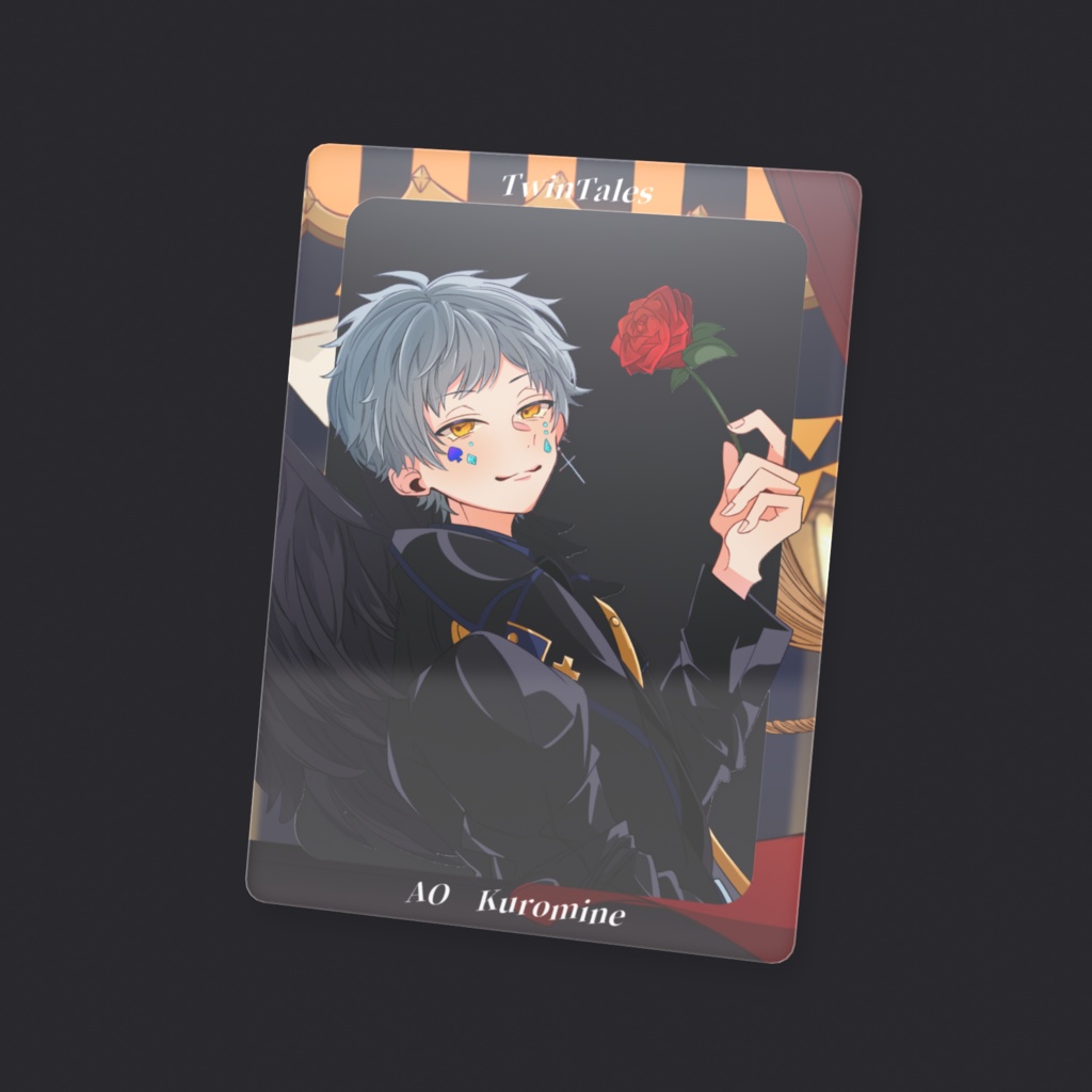 TwinTalesおそろっちクリアカード ver.黒峰青