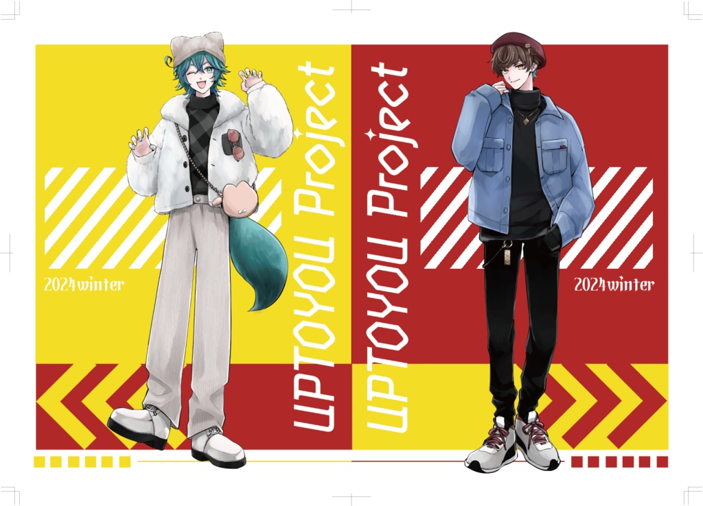 クリアファイルSIGNAL（言代アクト＆猫狸色人）【UTY2周年オフイベグッズ】