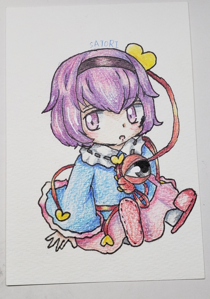 ポストカード原画(Komeiji Satori)