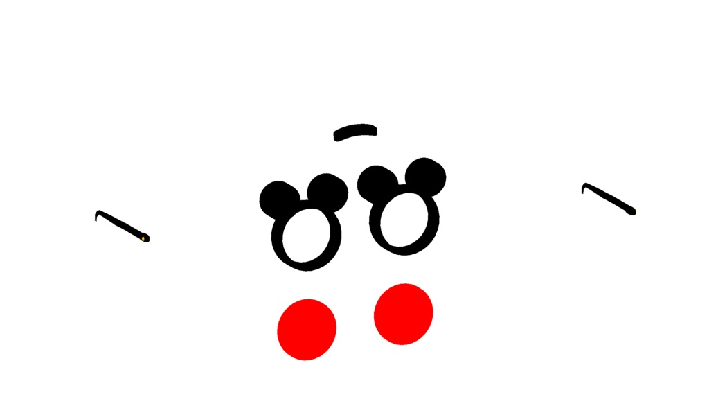 Not-so-well-designed Mickey Mouse Glasses (For Unity, Blender and VRChat)